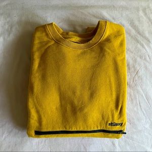 YELLOW STÜSSY CREWNECK